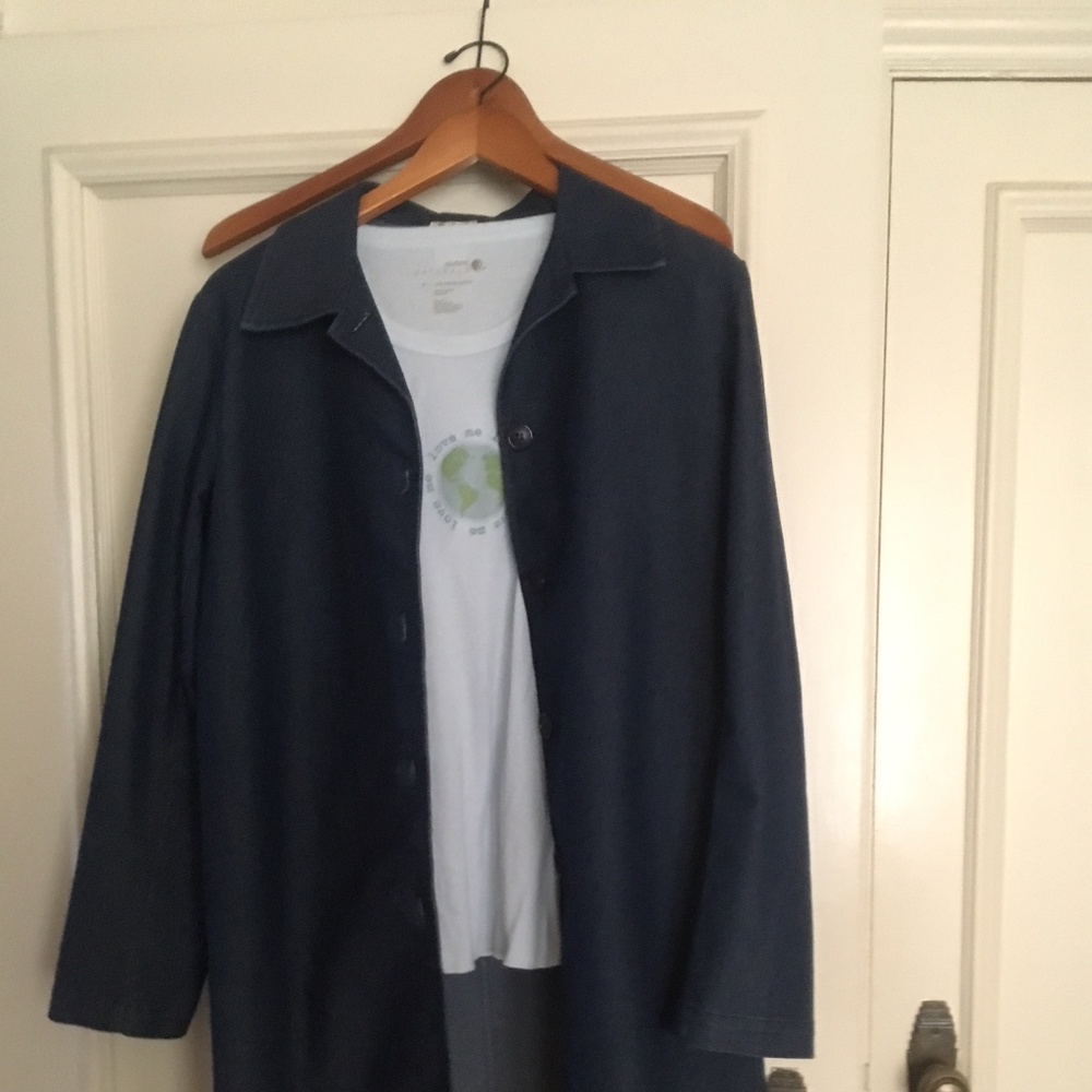ESS blue denim duster